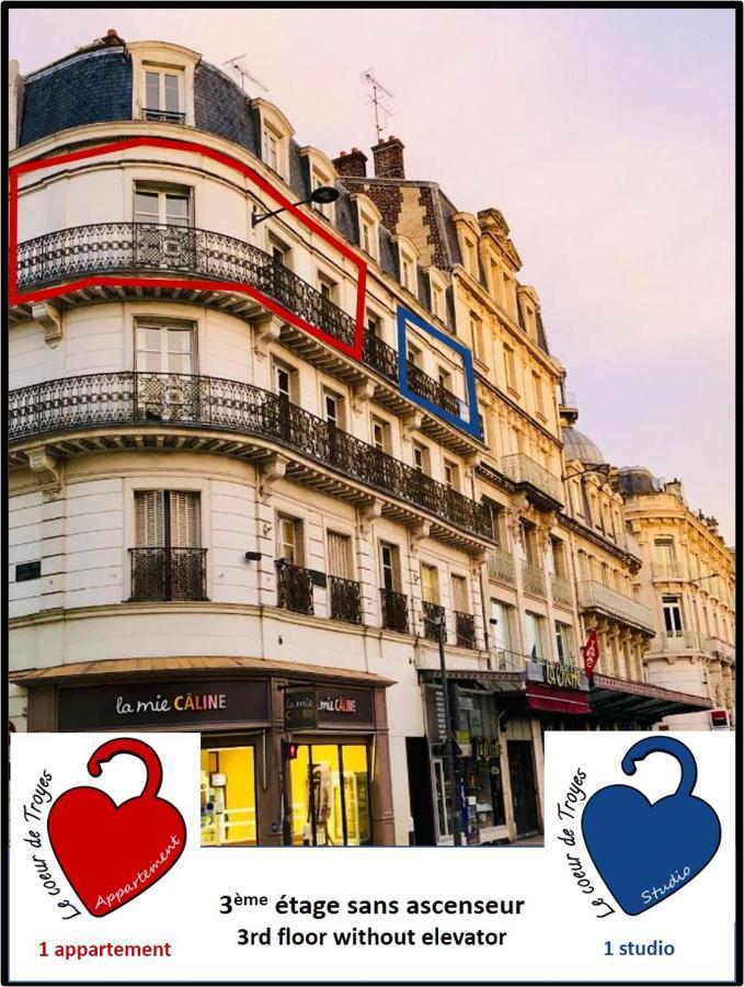 Le Coeur De Troyes - Appartement & Studio Luaran gambar